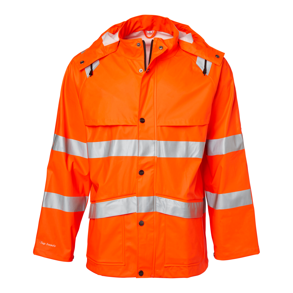 9394 Rain Jacket Hi-Vis (Orange)