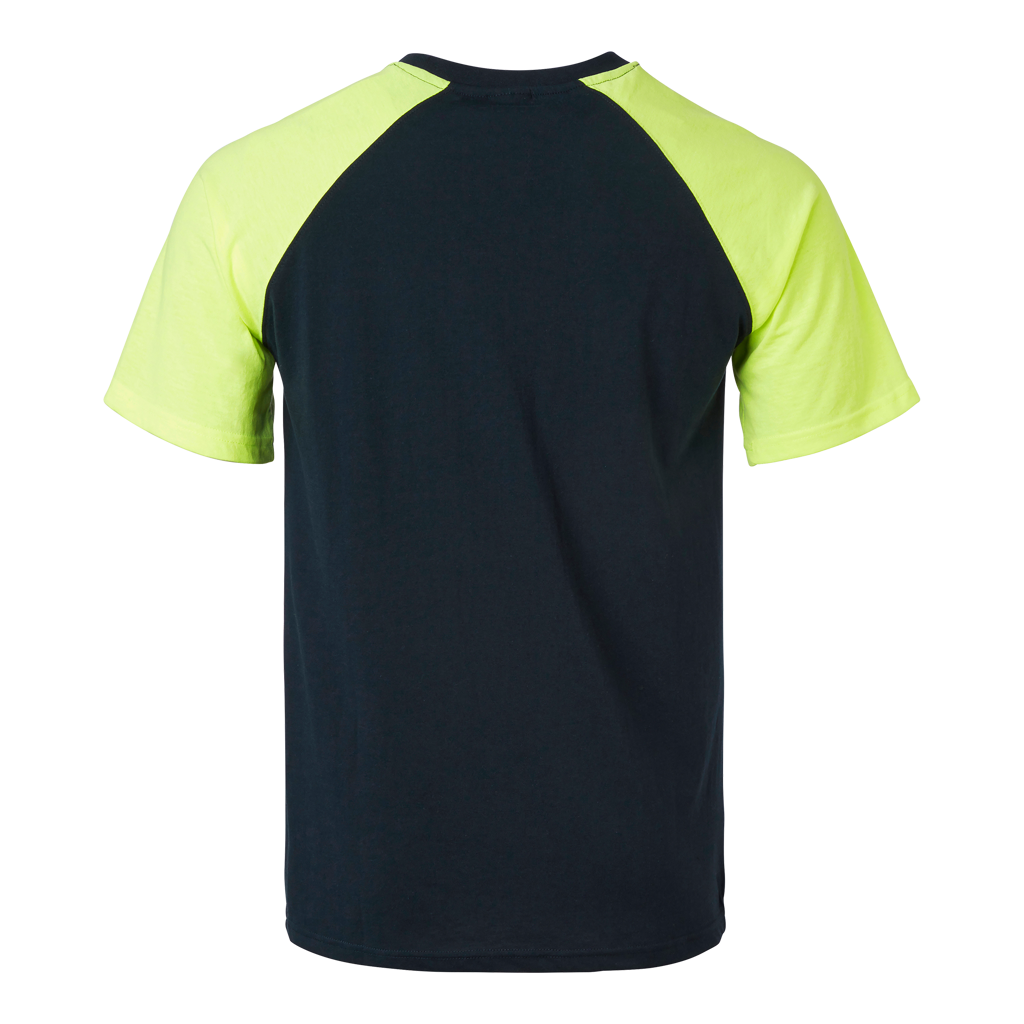 225 T-shirt
Navy/fluorescent yellow