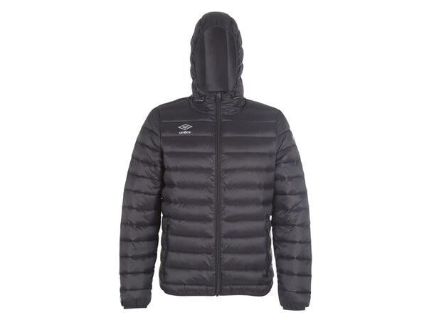 UMBRO Core Down Jacket Jr Svart. Dunjacka med luva junior