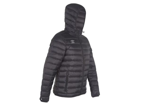 UMBRO Core Down Jacket Jr Svart. Dunjacka med luva junior