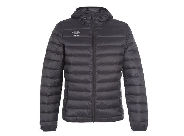 UMBRO Core Down Jacket Jr Svart. Dunjacka med luva junior